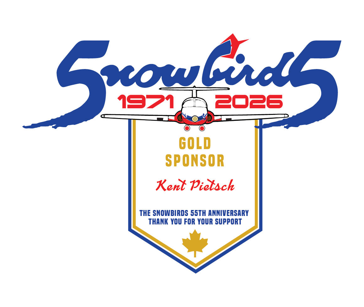 45629 Snowbirds Sponsor LogosKent Pietsch Gold